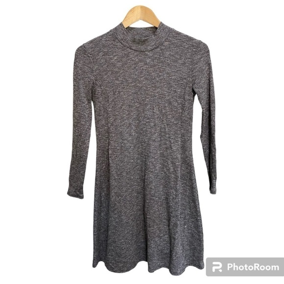 Madewell CityBlock mock neck dress size XXS gray - Picture 1 of 6